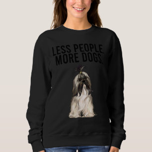 Minder Mensen Meer Honden Lhasa Apsos  Introvert Trui