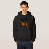 Minder Mensen Meer Honden Rhodesian Ridgeback Intr Hoodie (Voorkant volledig)