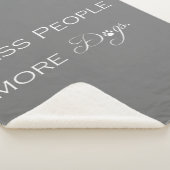 Minder mensen meer honden Sherpa Blanket Sherpa Deken (3/4)