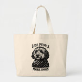 Minder Mensen Meer Honden Tas - Golden Doodle (Voorkant)