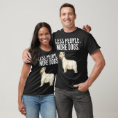 Minder mensen meer honden West Highland White Terr T-shirt (Unisex)