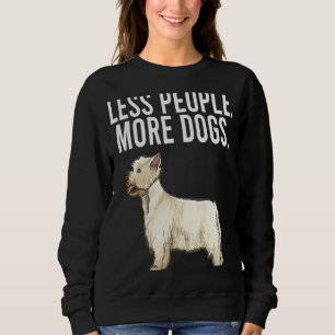Minder mensen meer honden West Highland White Terr Trui