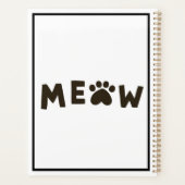 Minder Mensen Meer Katten Planner (Achterkant)