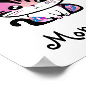 Minder mensen, meer katten poster (Hoek)