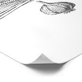 Minder overstuur, meer spaghetti muurkunst poster (Hoek)