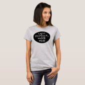 Minder perfect, meer echt - minimalistisch licht s t-shirt (Voorkant volledig)