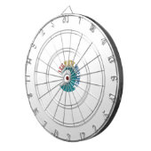 Minder Plastic Meer Leven Dartbord (Voorkant Rechts)