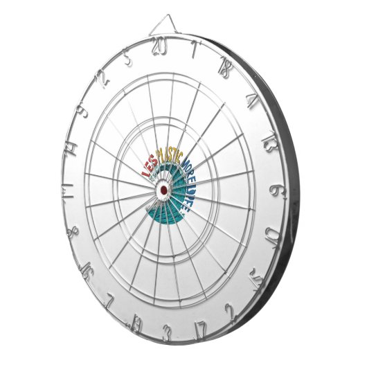 Minder Plastic Meer Leven Dartbord (Voorkant Rechts)