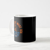 Minder Plastic Meer Zee Koffiemok (Voorkant links)