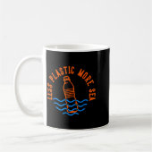 Minder Plastic Meer Zee Koffiemok (Links)