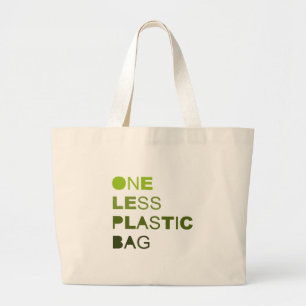 Minder plastic vaste stof grote tote bag