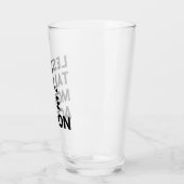 MINDER PRAAT MEER ACTIE GLAS (Links)