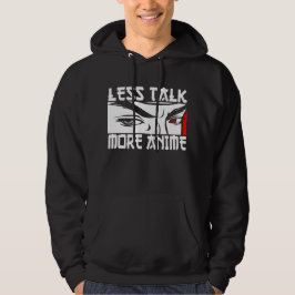Minder praatje meer animum - grappige Anime Hoodie
