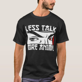 Minder praatje meer animum - grappige Anime T-shirt