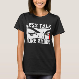Minder praatje meer animum - grappige Anime T-shirt