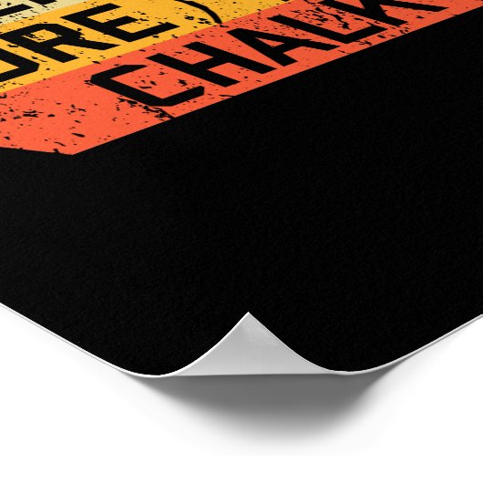 Minder praatje meer over grappige bergbeklimmer poster (Hoek)