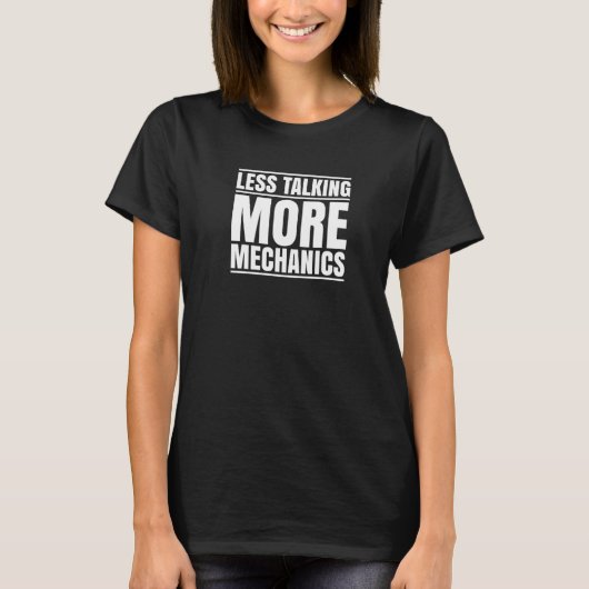 Minder praatmechanisme t-shirt (Voorkant)