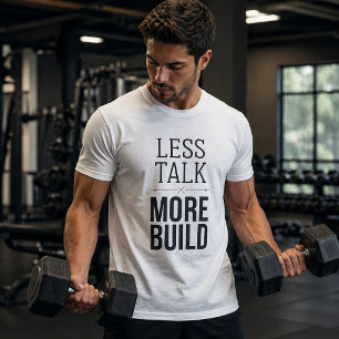 Minder Praten Meer Bouwen Minimaal Statement T-shirt