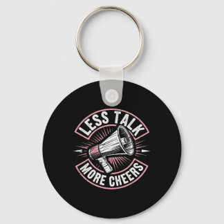 Minder Praten Meer Cheers Funny Cheerleader Cheerl Sleutelhanger