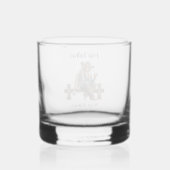 Minder Praten Meer Dansen Whiskyglas Whisky Glas (Achterkant)