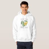 Minder praten meer gans hoodie (Voorkant volledig)