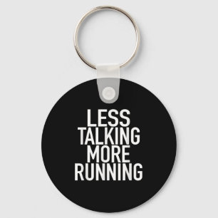 Minder praten Meer hardlopen - Grappige hardlopers Sleutelhanger
