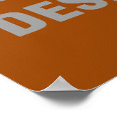 Minder praten, meer ontwerp-Poster Poster (Hoek)