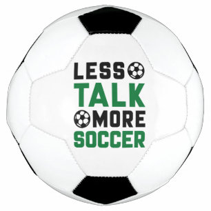 Minder praten meer voetbal