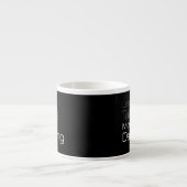 Minder praten over meer dansen espresso kop (Voorkant)