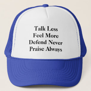 Minder praten - Voel je meer - Prijs altijd - Verd Trucker Pet