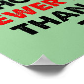 Minder puntjes vuile bike Motocross Funny Poster S (Hoek)