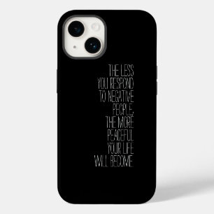 Minder reageren op negatieve mensen iPhone 14 hoesje