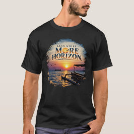 Minder Ruis Meer Horizon Vintage Oceanzonsondergan T-shirt