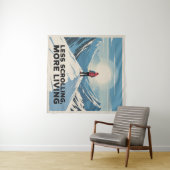Minder Scrollen, Meer Leven Wandkleed (In Situ (horizontaal))