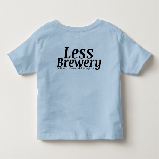Minder Shirt van de Brouwerij voor Toddlers (Achterkant)