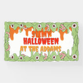 Minder slijmerige Halloween Banner (Horizontaal)