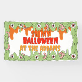 Minder slijmerige Halloween Banner