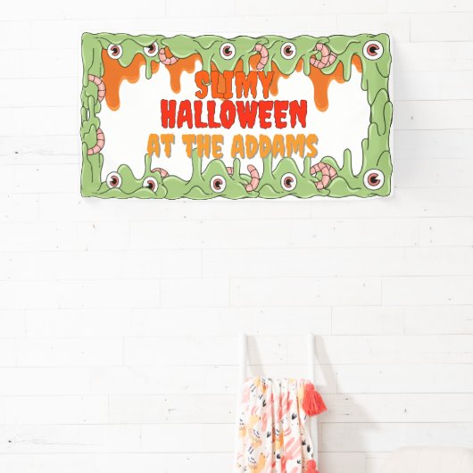 Minder slijmerige Halloween Banner (Insitu)
