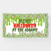 Minder slijmerige Halloween Banner (Horizontaal)