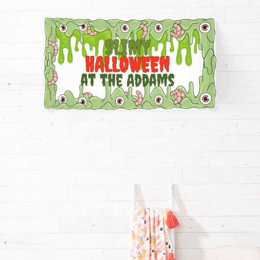 Minder slijmerige Halloween Banner (Insitu)