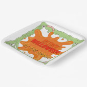 Minder slijmerige Halloween Paper Bord (Gebogen)