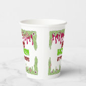 Minder slijmerige Halloween Paper cup Papieren Bekers (Rechts)