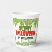 Minder slijmerige Halloween Paper Cup Papieren Bekers (Voorkant)