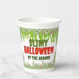 Minder slijmerige Halloween Paper Cup Papieren Bekers