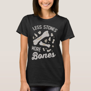 Minder Stenen meer botfossiele jachtpaleontologie T-shirt