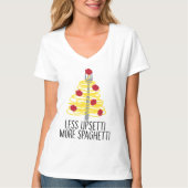 Minder storen meer spaghetti t-shirt (Voorkant)