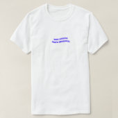 Minder storen meer spaghetti t-shirt (Design voorkant)