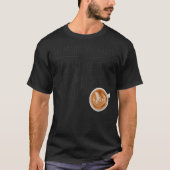 Minder stress meer cafeïne koffie t-shirt (Voorkant)