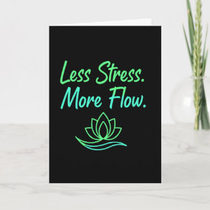 Minder Stress Meer Flow Yoga Meditatie Mindfulness Kaart