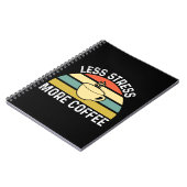 Minder stress meer koffie notitieboek (Linkerzijde)